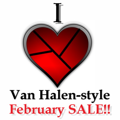 JFRocks.com I heart Van Halen-style February Guitar Lesson Package Sale